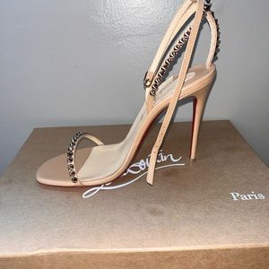 Nude Stud Neutral Sandals